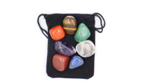 7 Chakra Gemstones Stones With Storage Bag