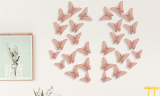 12Pcs 3D Hollow Butterfly Wall Sticker