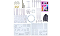  94 pcs DIY Silicone Resin Casting Molds Kit