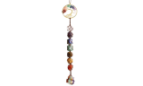 7 Chakra Gemstones Crystal Healing Hanging Ornament