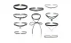 6 Or 10 PCS Choker Necklace Set