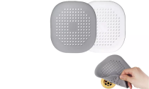  2Pcs Shower Drain Covers With Suction Cup