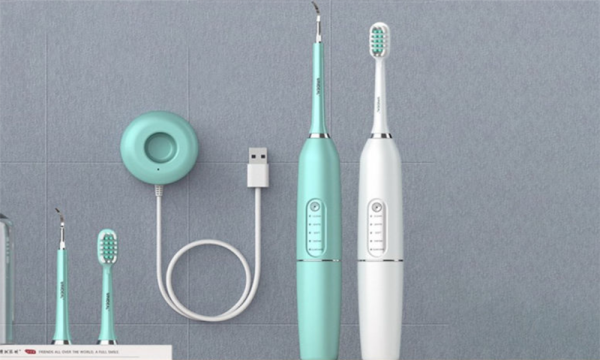 2-in-1 Electric Toothbrush & Scaler Set