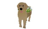  Assemblable Dog Flower Pot 