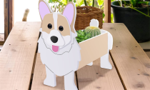  Assemblable Dog Flower Pot 