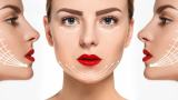 60Pcs Invisible V-Shape Thin Face Stickers