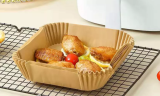 50 Or 100 Pcs Square Air Fryer Disposable Paper Liners