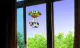 Cartoon UFO Alien Cow Acrylic Window Hanging Ornament