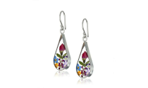 Flower Teardrop Earring