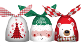 50Pcs Christmas Candy Dragee Gift Bags