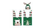 50Pcs Christmas Candy Dragee Gift Bags