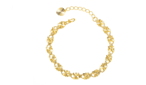 Four-Leaf Clover Gold Bracelet