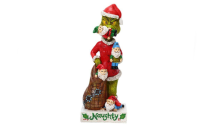 Christmas Funny Grinch Eating Gnome Garden Decorations