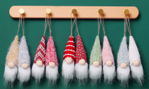 Five or Ten Christmas Gnomes Ornaments