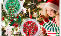 Christmas Elf Legs For Fireplace, Doors, Cars, Christmas Tree