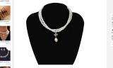 Vintage Imitation Pearl Double Layered Choker Necklace 