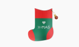 10 Pcs Christmas Stocking Boots Cookies Bags