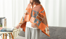 Multipurpose Warm Shawl Blanket With Button