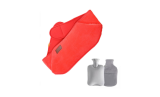 3 Pcs Set of Hot Water Pouch with Soft Plush Waist Belt Cover