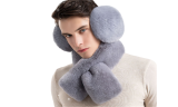 2 Pcs Winter Warm PlushScarf and earmuff Set