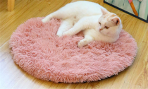 Round Pet Dog Bed Mat 