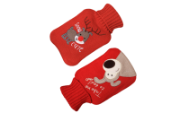 Christmas Hot Water Bottle with Cover