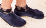 Men‘s Non Slip Soft Fleece Indoor Floor Socks 