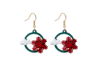 ChristmasTassel Earrings