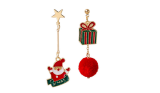 ChristmasTassel Earrings