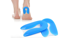 Silicone Gel Heel Pad Foot Pain Relief U-Shape Insole