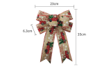 2Pcs Christmas Decorative Bow