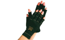 Unisex Copper Fiber Therapy Compression Gloves