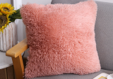 Square Faux Fur Decorative Throw Pillow Cover 