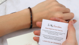  I Love You Morse Code Bracelet With Card