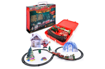 Christmas Electric Train Toy Rail Car 