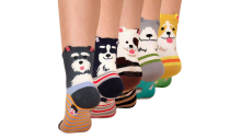 5 Pairs Soft Cute Dog Socks