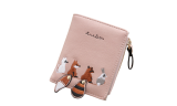 Cartoon Fox Rabbit Animal Embroidery Zipper Purse