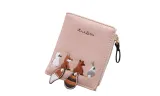 Cartoon Fox Rabbit Animal Embroidery Zipper Purse