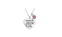To Friend Daughter Heart Stainless Steel Necklace 