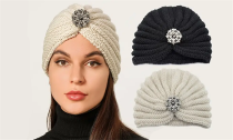 Women Winter Knitted Turban Hat