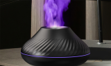 130ML Flame Aroma Diffuser  With 7 Colors Flame Night Light