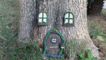 Luminous Fairy Door Garden Decor Set