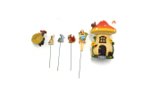 Miniature Garden Figurines Accessories Planter Pot Hanger Decorations