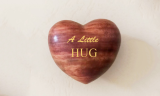 Handmade Wooden Heart Token