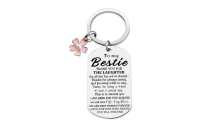 To my Bestie thank you for the laughter Keychain
