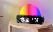 Sunrise Alarm Clock with FM Radio 10 Color Wake Up Light