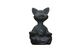 Meditating Cat Statue