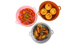 One Or Two Pcs Foldable Air Fryer Silicone Liner