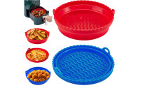 One Or Two Pcs Foldable Air Fryer Silicone Liner