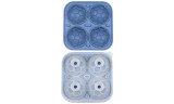 4 Ice Balls Large Sphere Ice Mold with Lid